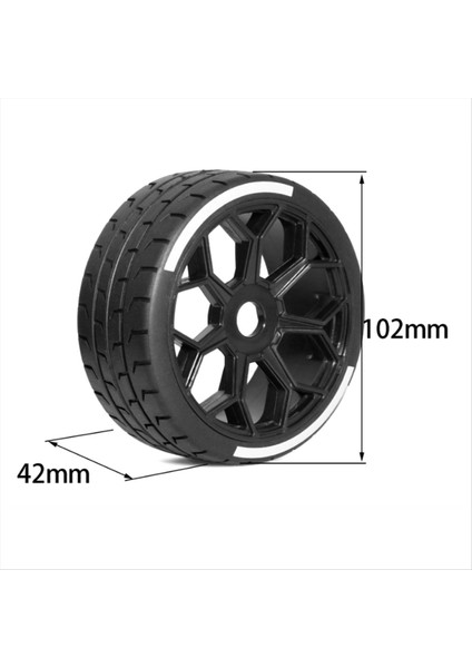 4pcs 42/102 Lastik Lastik 1/7ARRMA Için 17MM Tekerlek Hex Sınırsız F1 1/8 X3 Gt Rc Araba Yükseltme Parçaları Aksesuarları (Yurt Dışından) modelleri