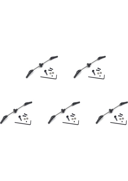 Wpl C14 C24 C34 B14 B24 B16 B36 1/16 Rc Araç Yükseltme Parçaları Için 5x Metal Ön Akslı Çelik Dişli Köprüsü Kiti (Yurt Dışından)