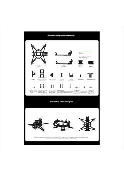 Hglrc Draknight 2inch Ultra-Light Fpv Teelick Frame Kitleri Fpv Freestyle 2inch Açık Drone Için 91MM Dingil Destek (Yurt Dışından) fırsatları