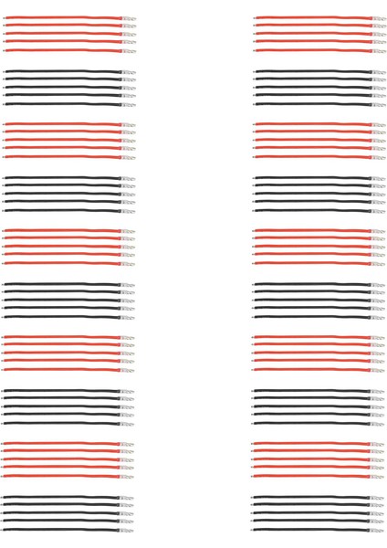 100PCS 16AWG Silikon Tel 4 0mm Erkek Fiş Uzunluğu 380 390 540 550 775 795 Fırçalanmış Motor Bağlantı Kablosu (Yurt Dışından)