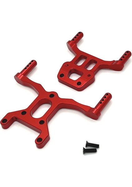 Ön ve Arka Kabuk Sütunları Kiti Wltoys 1/14 144018 Rc Araba Yükseltme Aksesuarları Kırmızı (Yurt Dışından)