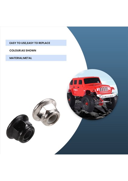 M4-Nuts Çok Renkli Naylon Kilit Altıgen Somun Vidalı Kapak Rc Buggy-Race Için Flanş Yarışı Özelliği (Yurt Dışından) modelleri