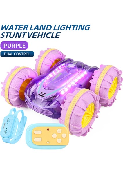 2 4g Rc Dublör Araba Şeffaf Işık Amfibi Araç Çift Taraflı Dubliye Rc Araba Gest Çocuklar Için Oyuncaklar Mor Toys (Yurt Dışından) fiyatları
