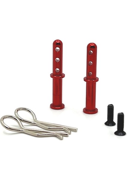 Rc Araba Yükseltme Araba Kabuk Sütunları Wltoys Rexroth Lc Jjrc 1/12 1/14 Rc Araba Yükseltme Parçaları Kırmızı (Yurt Dışından)