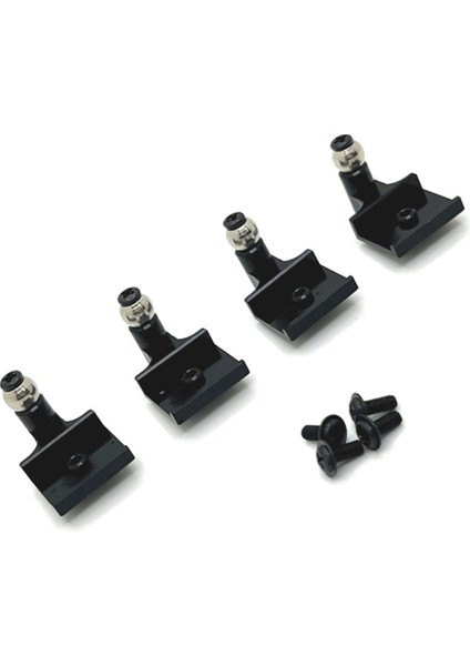 Rc Araba Yükseltme Ön Arka Süspansiyon Braketleri Kiti Wpl 1/16 C64 Rc Araba Yükseltme Parçaları Siyah (Yurt Dışından)