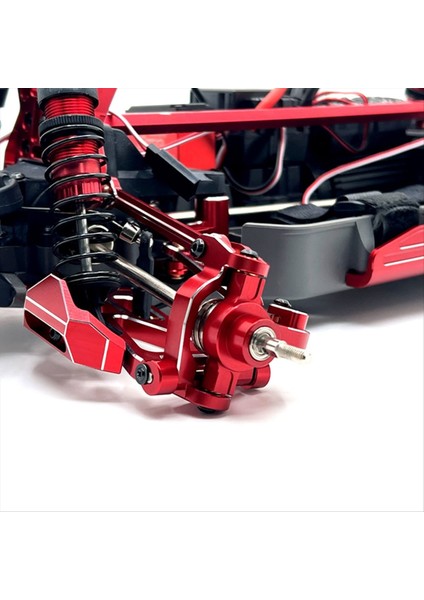 Rc Araba Yükseltme Ön Direksiyon Kupası Mjx Için Set 1/10 10208 Canavar Rc Araba Yükseltme Parçaları Kırmızı (Yurt Dışından) modelleri