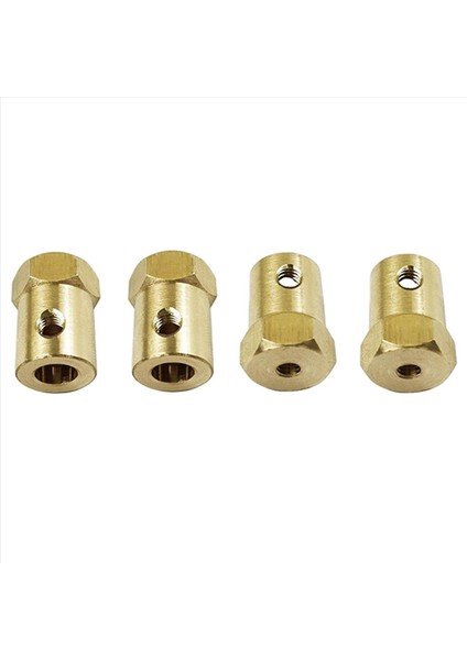 80PCS 5mm Ila 12MM Pirinç Birleştirici Tekerlek Hub Hub Hex Adaptörü Wpl D12 C14 C24 B14 B24 B16 B36 Mn D90 MN99S Rc Araç Parçaları (Yurt Dışından) indirimleri