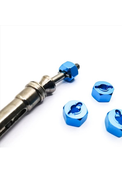 8x Metal 12MM Tekerlek Hex Adaptörü 7mm Kalınlık M4 Flanşlı Kilit Somun Çapraz Anahtarı Traxxas 1/10 Stampede Slash 4x4 2 (Yurt Dışından) modelleri