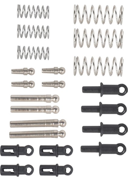 1/18 Ldrc A86 LD1801 LD1802 LD1803 LD1804 A01 A02 Ön ve Arka Şok Damper Rc Araba Yükseltme Parçaları (Yurt Dışından)