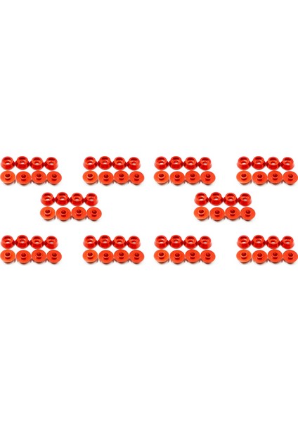 80PCS Metal Bağlantı Çubuk Vidalı Conta Şim Yasacı Wpl C14 C24 C34 C44 Mn D90 D91 D99S Rc Car Kırmızı (Yurt Dışından)