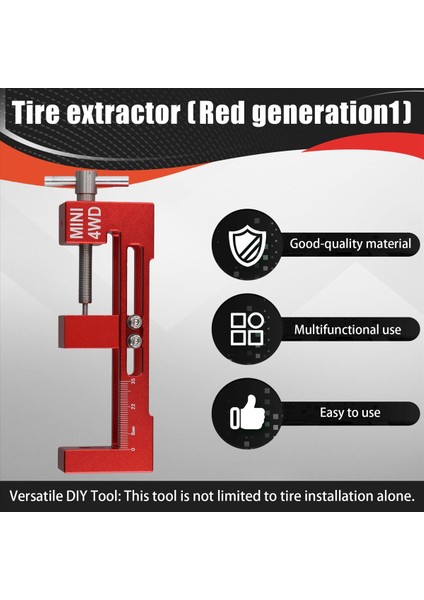 Lastik Montajcı Tekerlek Yükleyici Lastikler Tamıya Mını 4WD Araçları Dıy Parçaları Için Rulman ile Fitter Cihaz Kırmızı (Yurt Dışından) fırsatları