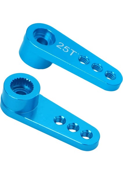 25T Alüminyum Alaşım Rc Araba Direksiyon Servo Korna Kolu 1/10 1/8 Rc Araba Tarama Parçaları Mavi (Yurt Dışından) indirimleri