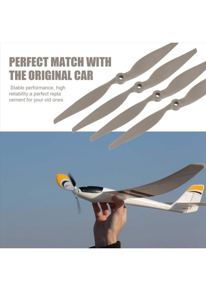 4pcs Rc Pervaneler Cw 12X6 Inç Adaptör Halkalı Uçak Için (Yurt Dışından) indirimleri