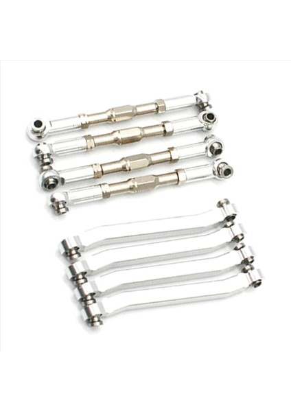 48X Metal Şasi Çekme Çubukları Bağlantı Mn D90 D91 D96 D99 D99S MN90 MN99S 1/12 Gümüş (Yurt Dışından) fiyatları