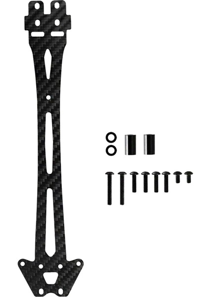 1/10 Tamiya TT01 Rc Araç Yükseltme Aksesuarları Için Karbon Fiber Ikinci Kat Tahtası Kiti (Yurt Dışından)