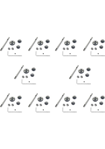 30X Metal Şanzıman Dişlisi D Axis Diş Kutusu Çelik Dişli Wpl D12 1/10 Rc Araç Yükseltme Parçaları Aksesuarları (Yurt Dışından)