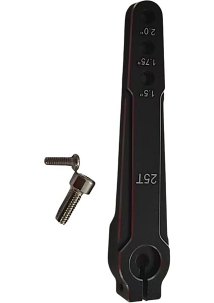 25T Alüminyum Alaşım Direksiyon Servo Kolu Uzatma Servo Rc Otomobil Teknesi Trail Parçaları (Yurt Dışından)