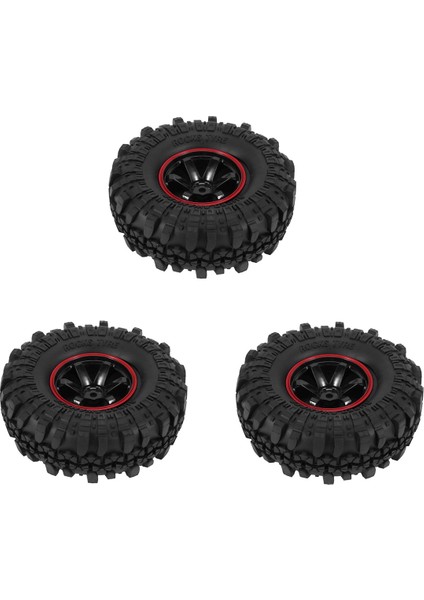 3pcs 110MM 1 9 Inç Rım Lastik Lastiği 1/10 Rc Rc Row Crall SCX10 D90 Trx4 (Yurt Dışından)