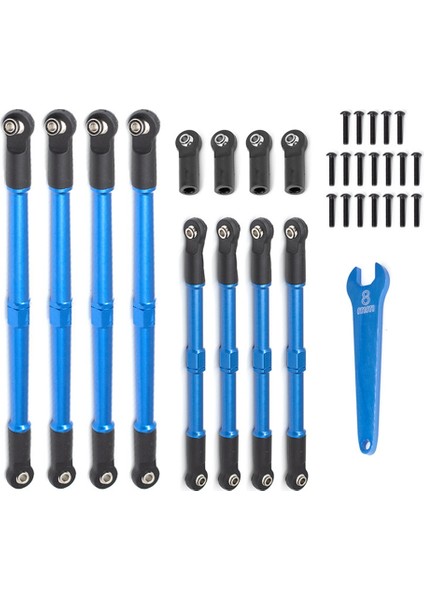 Traxxas Için Rc Araba Yükseltme Kol Kiti 1/10 E-Revo2 0 Zirvesi 5319X 5338R Rc Araba Yükseltme Parçaları Mavi (Yurt Dışından)