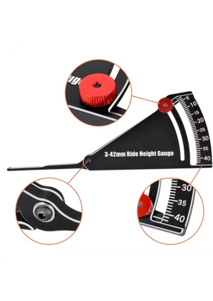 Alüminyum Alaşım Yolda Off-Road Kamyon Aracı Lik Cetvel 3-42MM Rc Onarım Aracı Kiti (Yurt Dışından) fiyatları