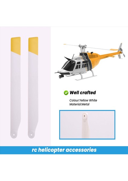 1paır Rc Oyuncak Helikopteri Yükseltme C138 Rc Era C138 Çıl 206 1 33 Rc Oyuncak Helikopter Parçaları Sarı Beyaz (Yurt Dışından) indirimleri