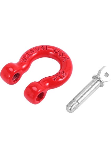 4pcs Metal Tampon D-Ring Kırmızı Çekme Hook Römork Kurtarma Kancası 1/10 Rc Prıgler Araş Traxxas Trx4 Trx4 Eksenel SCX10 Yükseltme Parçaları (Yurt Dışından) fırsatları