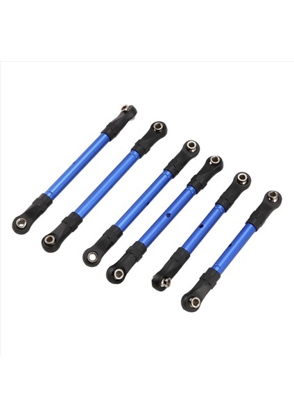 Slash/hoss/rustler/stampede/4x4 HUANQI727 Mavi Için Ayarlanabilir Ön ve Arka Çekme Çubuğu Bağlantı Çubuk Direksiyon Çubuğu (Yurt Dışından) modelleri