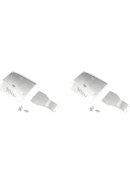 2x Metal Paslanmaz Çelik Şasi Zırh Koruma Tamiya Cc-01 CC01 1/10 Rc Trail Araba Yükseltme Parçaları (Yurt Dışından)