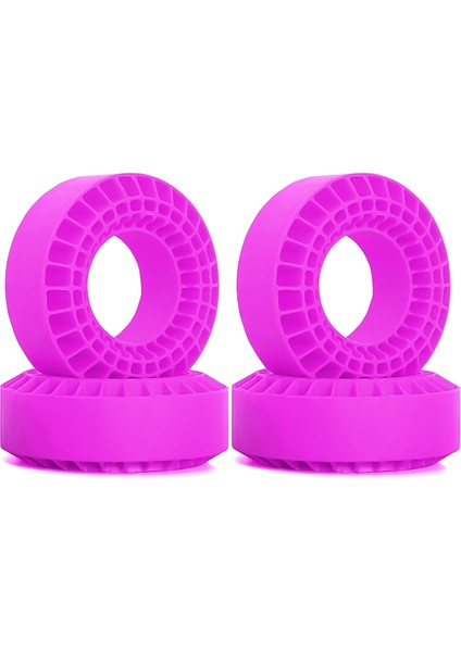 4pcs 1 9 Inç Silikon Kauçuk Lastik Tekerleği 1/10 Rc Paletli Araba Trx4 Eksenel SCX10 Pro/capra Tf2/gen8/mst Mor (Yurt Dışından)