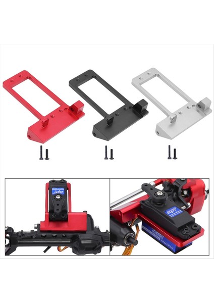 Alüminyum Ön Aks Yarasa Servo Montajı 1/10 Rc Paletli Araba Vp F9 Diy Lcg Şasi Yükseltme Parçaları Siyah (Yurt Dışından) fiyatları