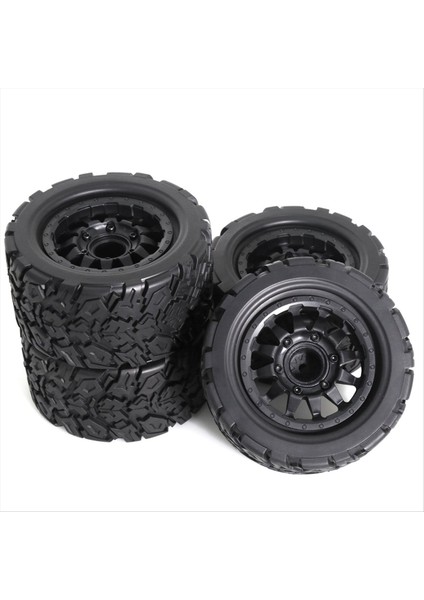 4pcs 110MM 1/10 Canavar-Stunt Kamyon Lastiği Traxxas/maxx Arrma Granit/kraton/outcast/outcast/tamiya B Için 12MM ve 14MM Altı (Yurt Dışından) indirimleri