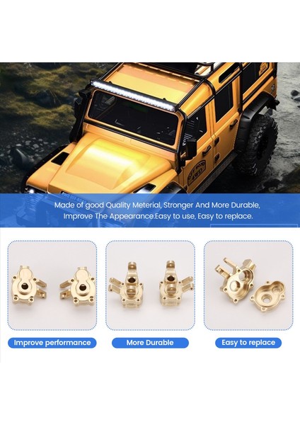 Rc Araba Yükseltme Pirinç Ön Direksiyon Kupası Kiti Mjx H8H 1/10 YK4102 YK4103 YK4104 YK4106 YK4082 Rc Araba Yükseltme Parçası (Yurt Dışından) indirimleri