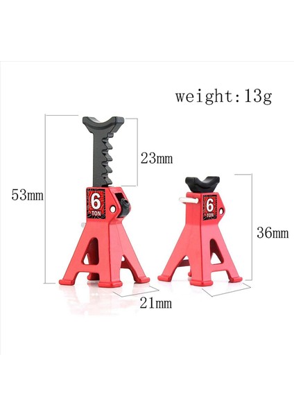 1/24 SCX24 FCX24 Rc Car Kaba Kaynak Stand Rapı Koruyucu Sektik Tüm Takısı Değişikliği Oyuncak Asansör Kırmızı Için 2x 2x (Yurt Dışından) indirimleri