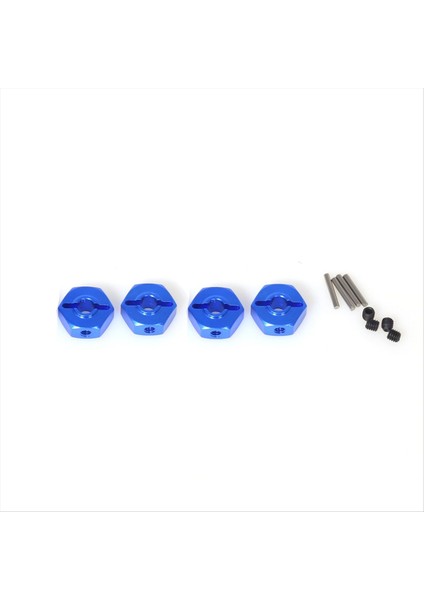 Rc Araba Yükseltme Adaptörü Hexagon 12MM Kiti Losi Için 1/18 Mini Lmt 4x4 Fırça Monster Kamyonu Rc Araba Yükseltme Parçaları Mavi (Yurt Dışından) fırsatları
