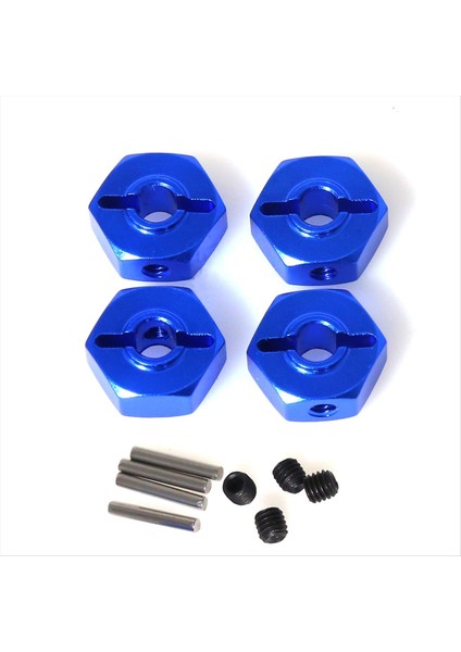 Rc Araba Yükseltme Adaptörü Hexagon 12MM Kiti Losi Için 1/18 Mini Lmt 4x4 Fırça Monster Kamyonu Rc Araba Yükseltme Parçaları Mavi (Yurt Dışından) indirimleri