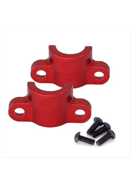 Rc Araç Orta Şaft Kapak Mil Sabitleme Koltuk Kiti 1/10 Tamiya TT02 Rc Araba Yükseltme Aksesuarları Kırmızı (Yurt Dışından)