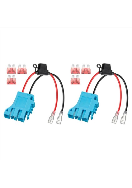 2x 12 Awg Tel Kablo Demeti Konnektörü Değiştirme Peg-Perego ile Uyumlu 12V Sla Araç Büyümü Toys Büyük Büyü (Yurt Dışından)