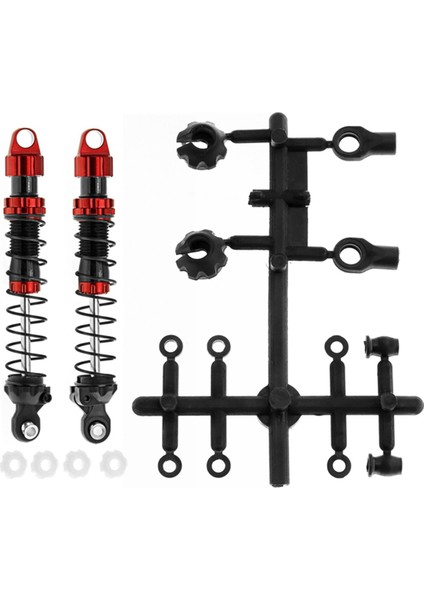 Rc Araba Yükseltme Şok Emici Kiti 80MM Trx4 SCX10 W189 Rc Araba Yükseltme Parçaları Kırmızı (Yurt Dışından)