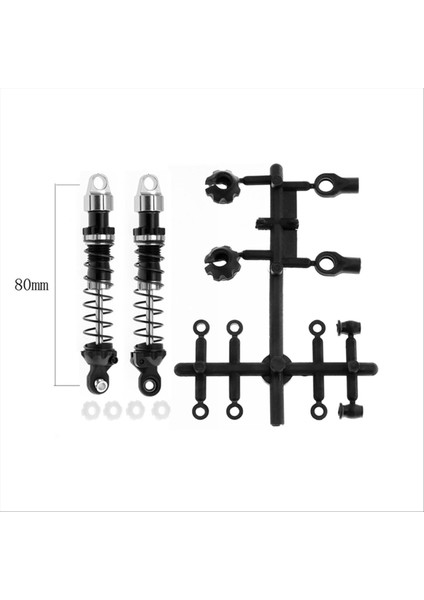 Rc Araba Yükseltme Şok Emici Kiti 80MM Trx4 SCX10 W189 Rc Araba Yükseltme Parçaları Kırmızı (Yurt Dışından) indirimleri