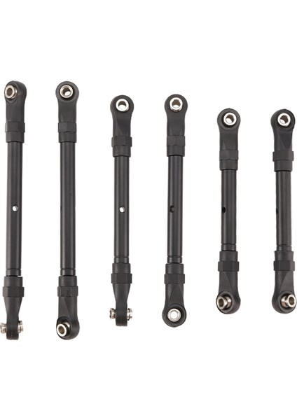 Ayarlanabilir Ön ve Arka Çekme Çubuğu Bağlantısı Çubuk Direksiyon Çubuk Slash/hoss/rustler/stampe E/4x4 HUANQI727 Koyu Gri (Yurt Dışından)