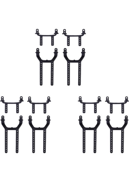 12PCS K989-50 K989-51 Wltoys Için Ön ve Arka Araba Kabuk Sütunu K969 K979 K989 K999 P929 P939 1/28 Rc Araba Parçaları (Yurt Dışından)