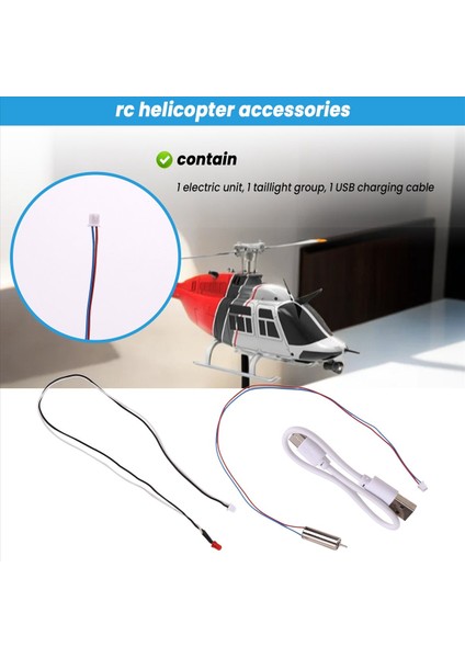 Rc Oyuncak Helikopteri Yükseltme C138 Kuyruk Motoru + Tay Hilli Mantası + Rc Era Için USB Kablosu C138 Bell 206 1 33 Rc Oyuncak Helikopter Parçaları (Yurt Dışından) fırsatları
