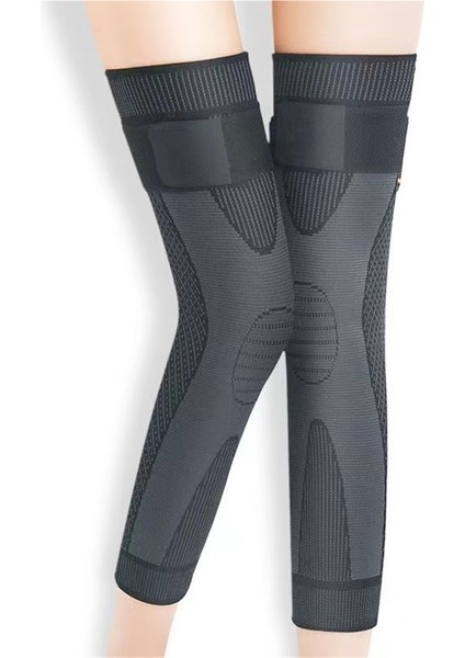 Erkekler ve Kadınlar Için Uzun Basınçlı Sıcak Diz Pedleri, Diz Koruyucuları, Kayışlar, Kaymaz Kış Soğuğu Koruması (Yurt Dışından)