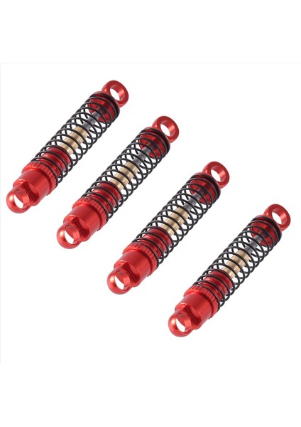4pcs 40MM Metal Şok Emici Yağ Damper Eksenel SCX24 C10 Jlu Gladiator Bronco 1/24 Rc Paletli Araba Yükseltmeleri Kırmızı (Yurt Dışından) modelleri