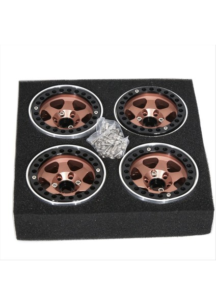 4pcs Metal 1 9 Inç Beadlock Tekerlek Rim Tekerlek Göbeği 1/10 Rc Prıger Araç Axıal SCX10 Pro Capra TRX4/RC4WD D90 Redcat B (Yurt Dışından) modelleri