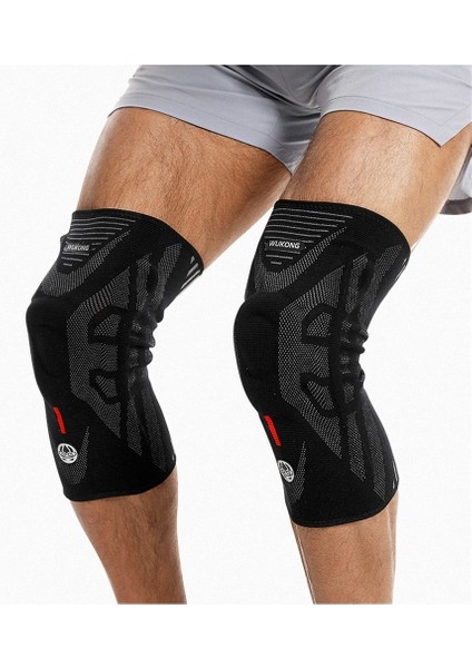 Koşu, Basketbol, ​​ip Atlama, Bisiklet ve Tırmanma Için Spor Dizlikleri, Erkek ve Kadınlar Için Diz Yaylı Silikon Örme Spor Dizlikleri (Yurt Dışından)