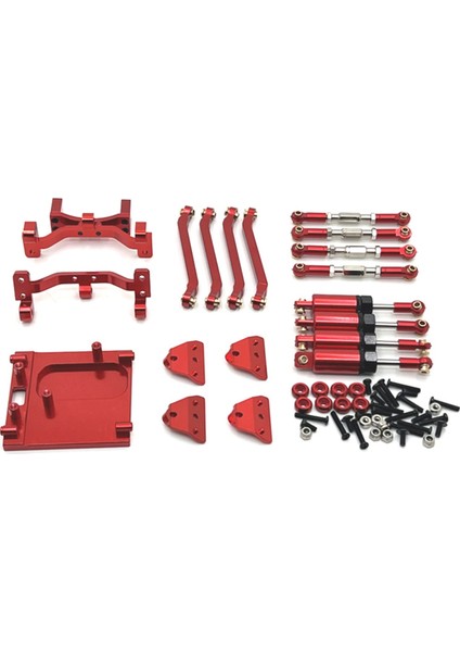 Rc Araba Yükseltme Çekme Çubuğu Şok Emici 1/12 MN99S Için Rc Araba Yükseltme Parçaları Kırmızı (Yurt Dışından)