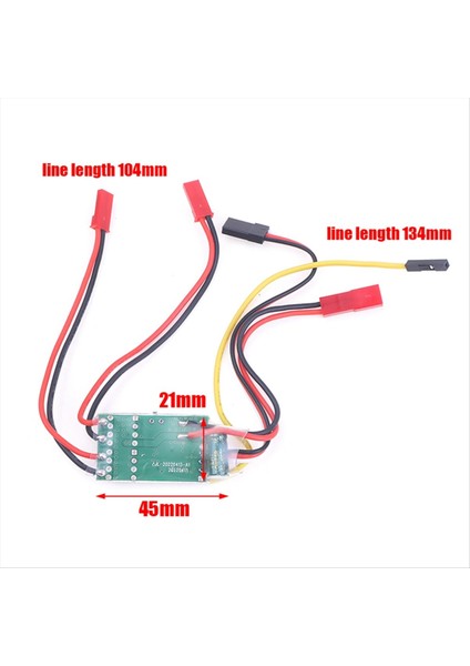 6V-14V 2s/3s 5A Çift Yolu Rc Model Tekne/tank Fırçalanmış Motor Yedek Parçalar Için Çift Yönlü Fırçalı Hız Kontrolü (Yurt Dışından) modelleri