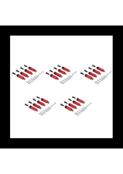 20PCS Wpl Için Alaşım Şok Emicisi 1 16 Henglong C-14 C-24 Pikap Paletli Yarım Kamyon Rc Araba Yedek Parçaları Yükseltme Değiştirildi (Yurt Dışından)