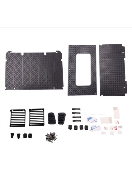 9 Trx4 Için Dekoratif Parça -Landrover Metal Far Çit/kapı Kolu/kapı Menteşe/reflektör (Yurt Dışından) modelleri